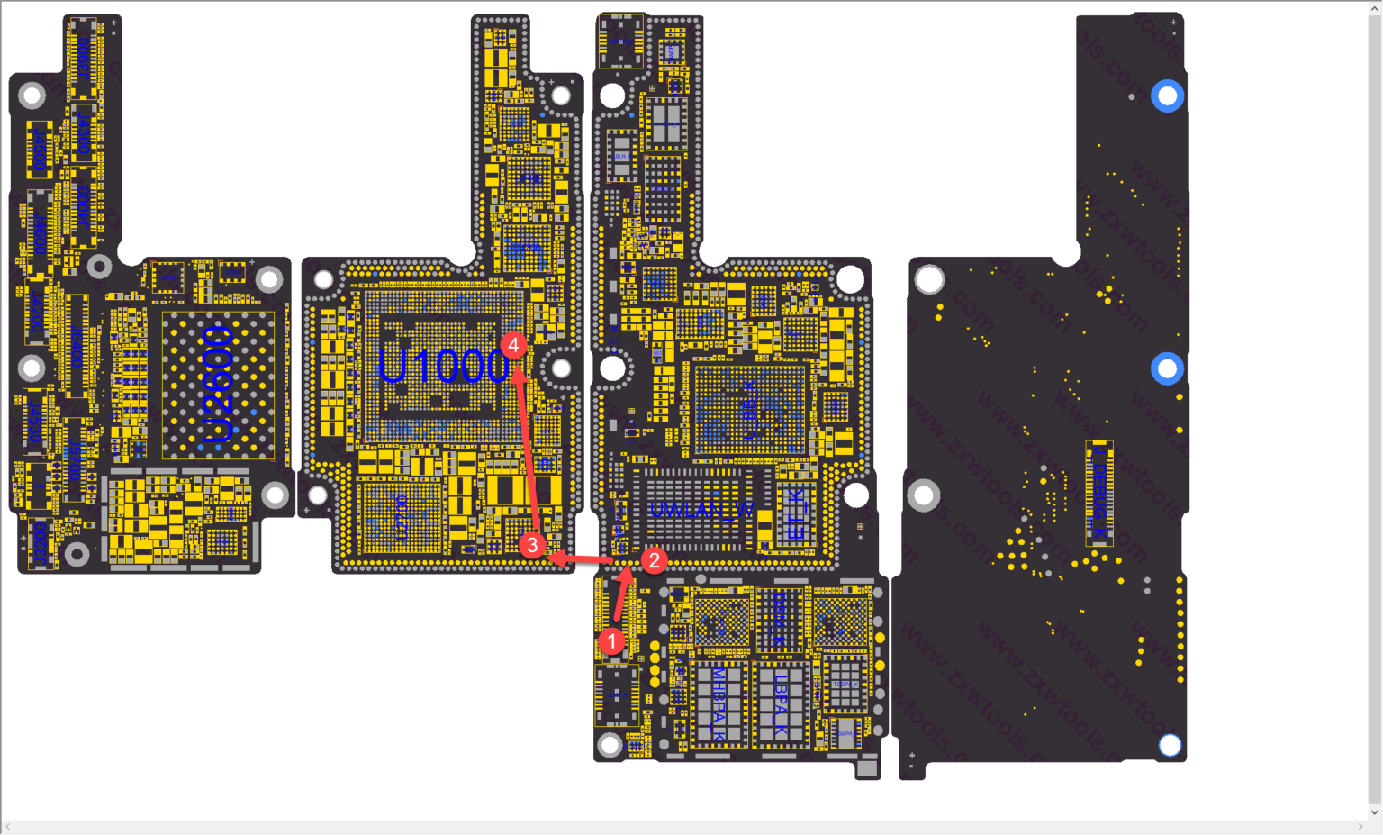 Iphone X Touch Problem Touch Ic Logic Board Iphone Motherboard Repair Center 0623